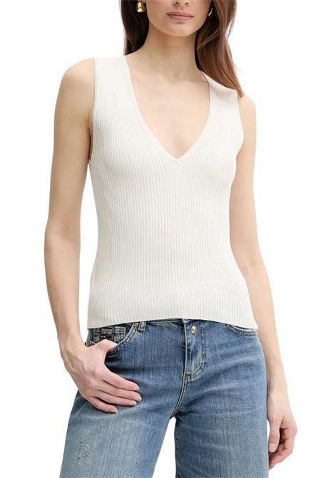 Silk-blend sleeveless top PINKO | sweaters | 104808 A1KWZ05